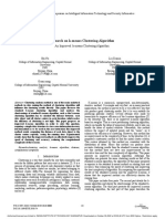 Research On K-Means Clustering Algorithm An Improved K-Means Clustering Algorithm