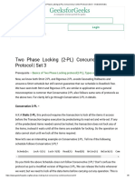 Two Phase Locking 2PL Concurrency Control Protocol - Set 3 GeeksforGeeks