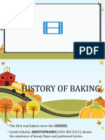 History of Baking