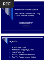 Bob Keller HR Metrics Presentation Indiana SHRM 8-29-06 - Final 8-21-06