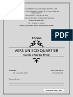 Vers Un Eco-Quartier