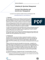 Spectrum Liberalisation and Interference Management