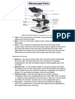 Parts of Microscope