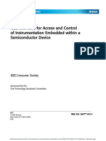 IEEE Standard For Access and Control of Instrumentation Embedded Within A Semiconductor Device