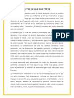 Texto Sobre El Medio Ambiente