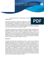 Ensayo La Arquitectura y Urbanismo Apropiada