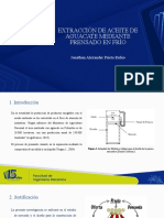 (Metodología) EXTRACCIÓN DE ACEITE DE AGUACATE MEDIANTE PRENSADO EN FRIO