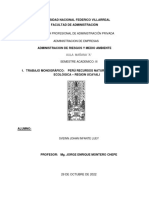 Trabajo Final - Region Ucayali, Recursos Naturales y Huella Ecologica