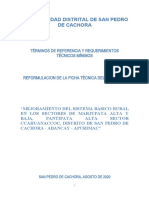 TDR Ficha Tecnica Agua Perfil Pantipata