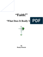 Faith What Is It