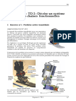 Séquence 1 - TD 2: Décrire Un Système Par Les Chaines Fonctionnelles