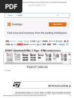 BYW51 Datasheet (1 - 9 Pages) STMICROELECTRONICS - HIGH EFFICIENCY FAST RECOVERY RECTIFIER DIODES
