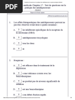 Questions D'examen Sur La Pratique Des Antidépresseurs en Pharmacologie Médicale