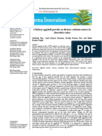 Chicken Eggshell Powder As Dietary Calcium Source in Chocolate Cakes