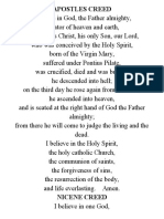 Apostles Creed