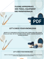 cOOKING tOOLS AND EQUIPMENT