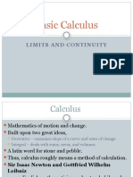 Basic Calculus