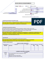 Ejemplo de Orden de Servicio Completada