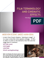 Film Terms Mise en Scene PPP