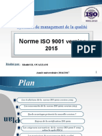 Présentartion Iso9001v2015