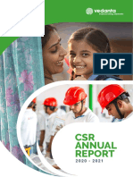 Vedanta Annual CSR Report 20 21