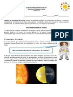 Ciencias 3º Movimientos de La Tierra Unidad