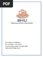 International Trade Law Assignments