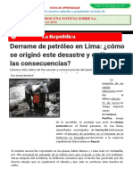 D1 A1 Ficha Com - Leemos Una Noticia Sobre La Contaminación