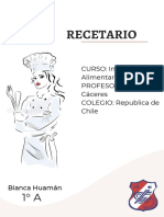 Recetario