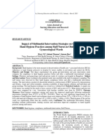 Impact of Multimodal Intervention Strategies On Compliance To Hand Hygiene Practices Among Staff Nurses in Obstetric and Gynaecological Wards