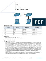 7.3.7 Lab - View The Switch MAC Address Table