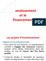 L'investissement Et Le Financement Cours Partie 1