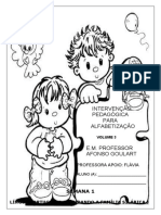 PLANO DE ESTUDOS ALFABETIZAÇÃO 3 Flávia