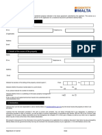 CEA Rental Declaration Form