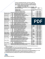 2022 Ssce External Timetable