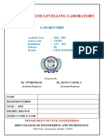 CE3361-Surveying and Levelling Laboratory