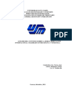 Análisis Del Convenio España-Venezuela 05-04-2004