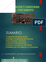 Tema 32 Revocacion y Caducidad Del Testamento