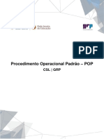 Procedimento Operacional Padrao POP GRP CSL