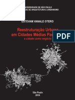 Reestruturação Urbana em Cidades Médias Paulistas: Estevam Vanale Otero