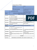 Rundown Acara (Berisi Judul & Nama Pembicara)