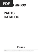 Pixma MP530, Parts Catalog - Canon