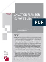 An Action Plan For Europe'S Leaders: Policy