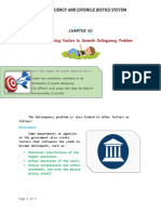 Chapter 7 - Other Contributory Factors To Juvenile Delinquency Problem