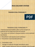 Buccal Drug Delivery System