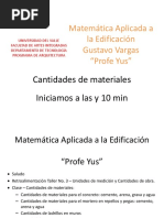 MAE 4.1 Cantidad de Materiales