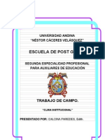 Proyecto Uancv - Postgrado - Edith Calcina