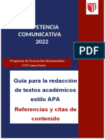 Guía de Redacción de Textos Estilo Apa 2022 - Completo