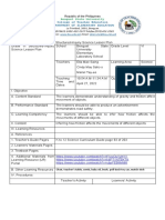 A Structured Inquiry Science Lesson Plan