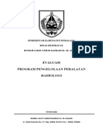 Evaluasi Program Pemeliharaan Peralatan